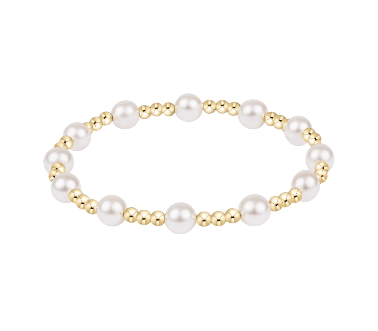 Enewton "Sincerity" Pearl 6mm Bracelet-Gold