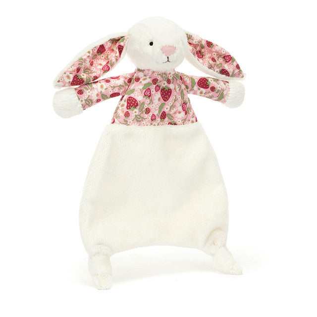 Jellycat Bashful Cream Bunny 'Berry' Comforter