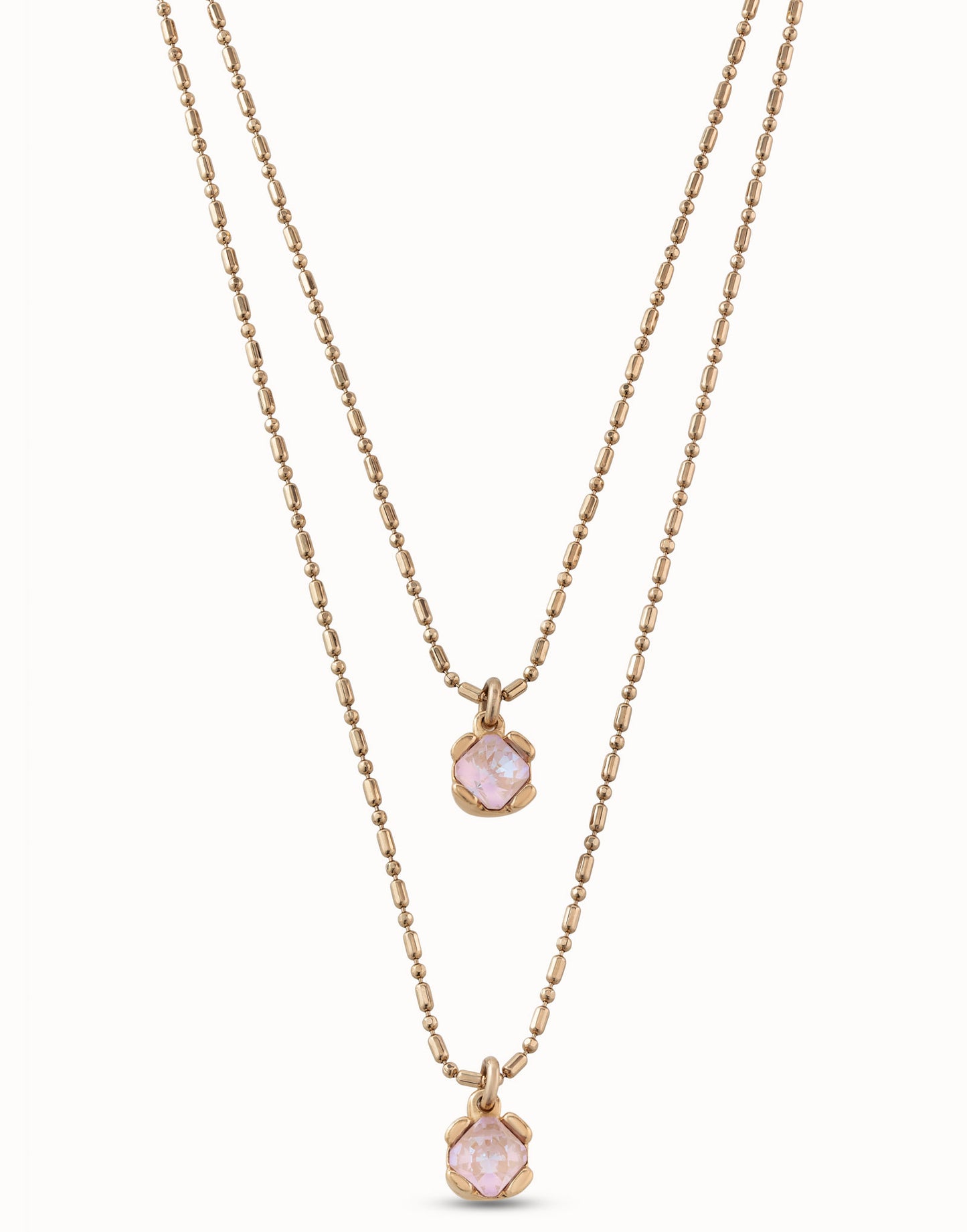 Uno de 50 "Aura Pink" Necklace-Gold