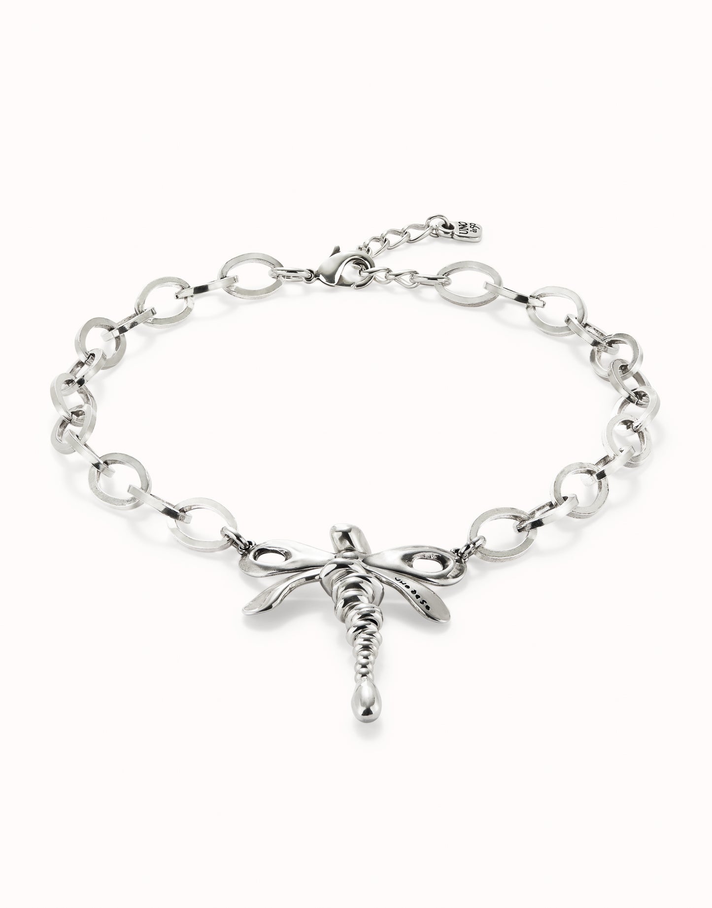 Uno de 50 "To be Rebelled" Dragonfly Necklace-Silver