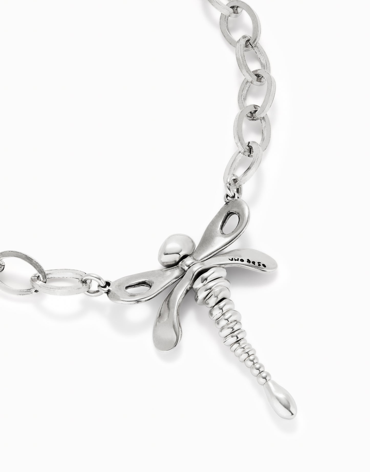 Uno de 50 "To be Rebelled" Dragonfly Necklace-Silver