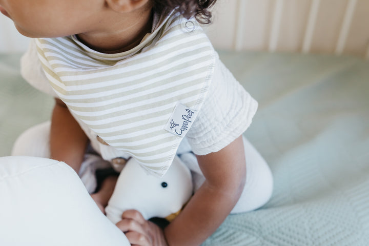Copper Pearl Rex Baby Bandana Bib Set ( 4 pk)