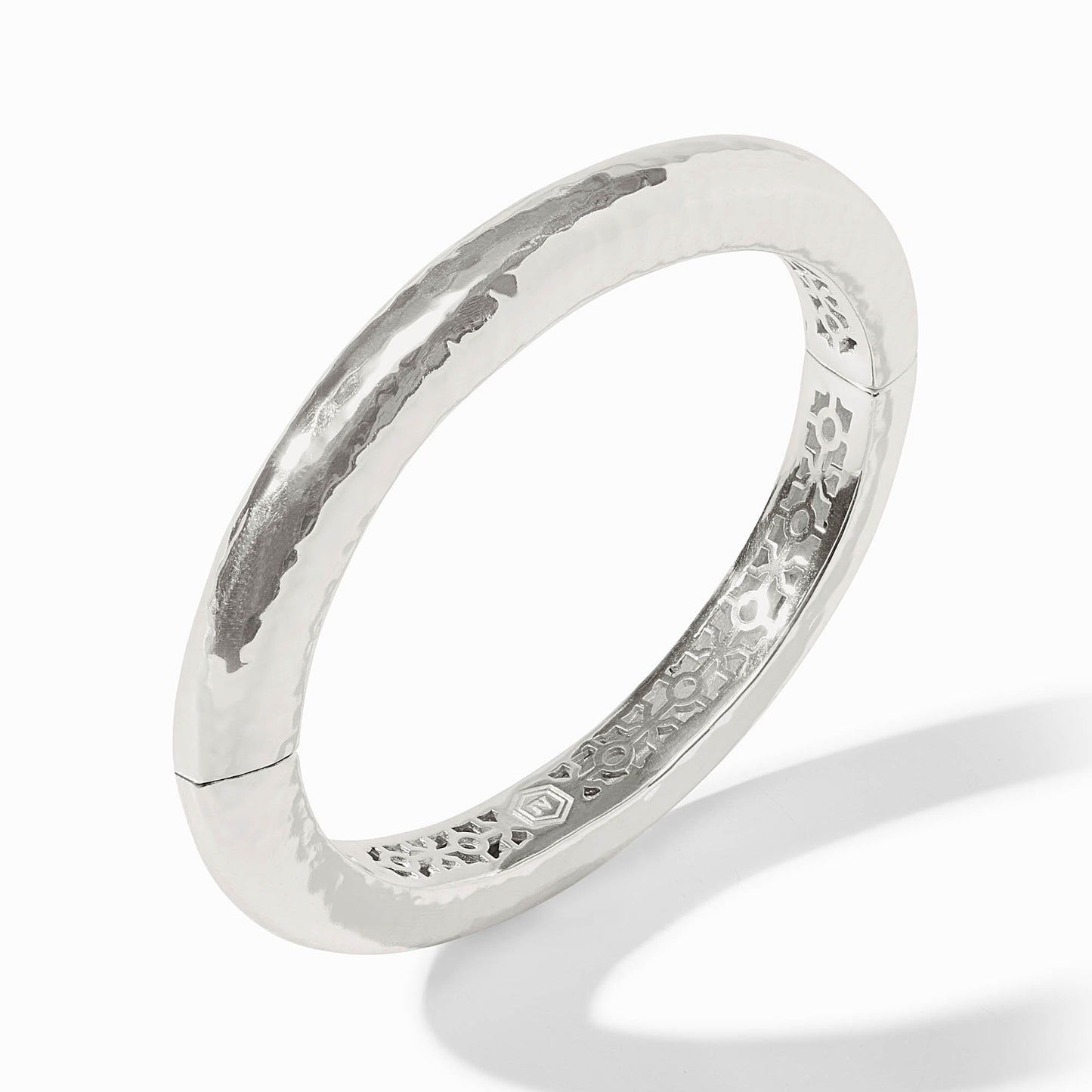 Julie Vos “Catalina” Hinge Bangle- Silver