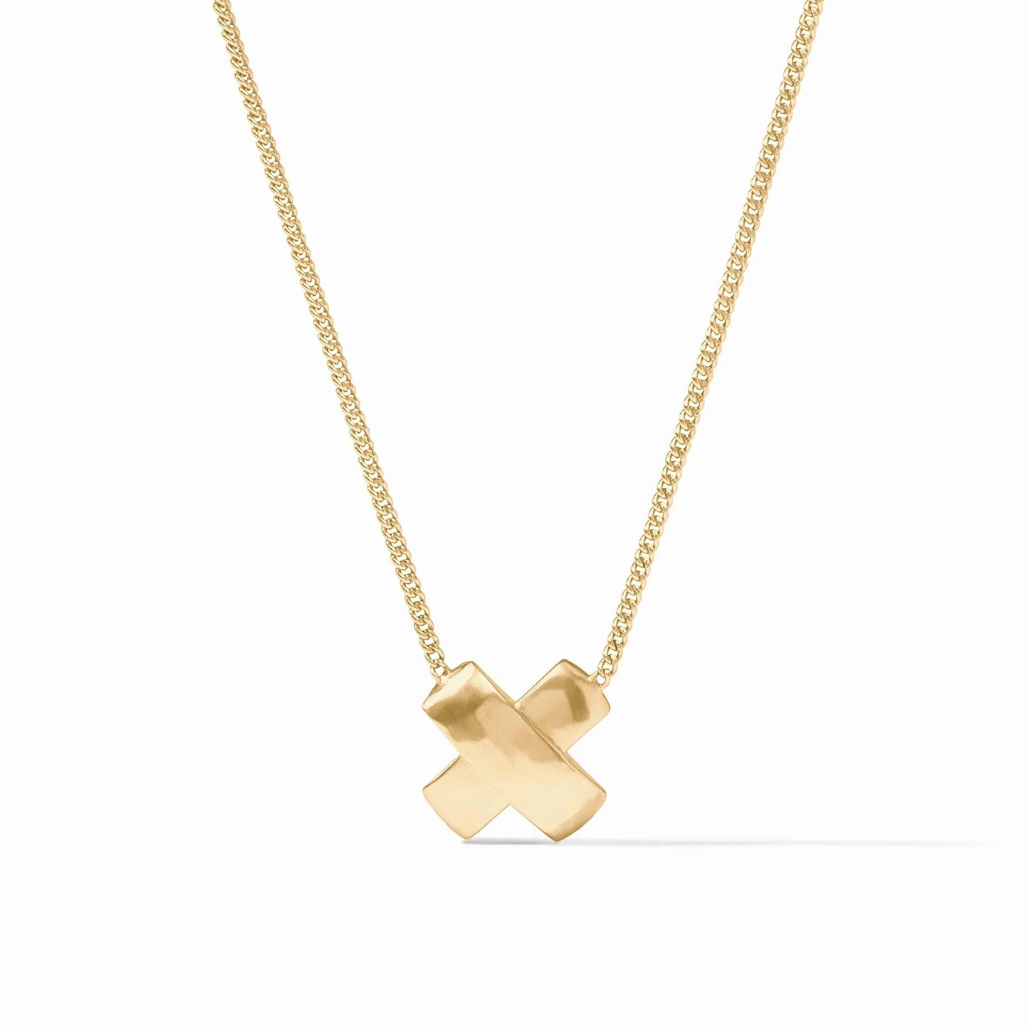 Julie Vos Catalina X Delicate Necklace Gold OS