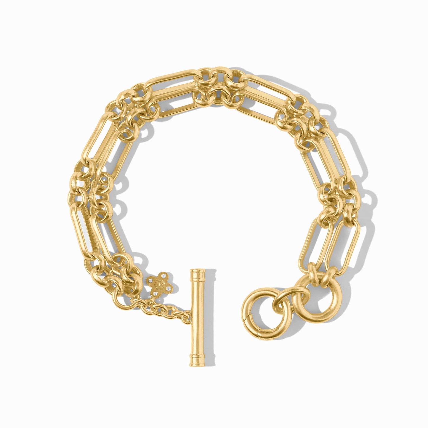 Julie Vos "Colette" Link Bracelet-Champagne