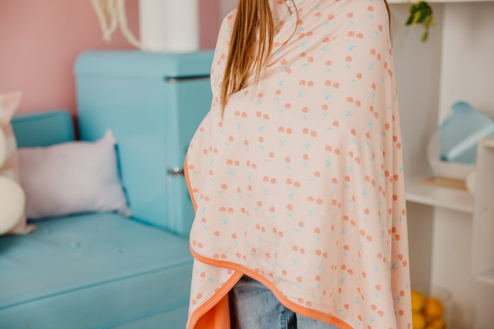 Copper Pearl 3-Layer Stretchy Quilt-Cheery