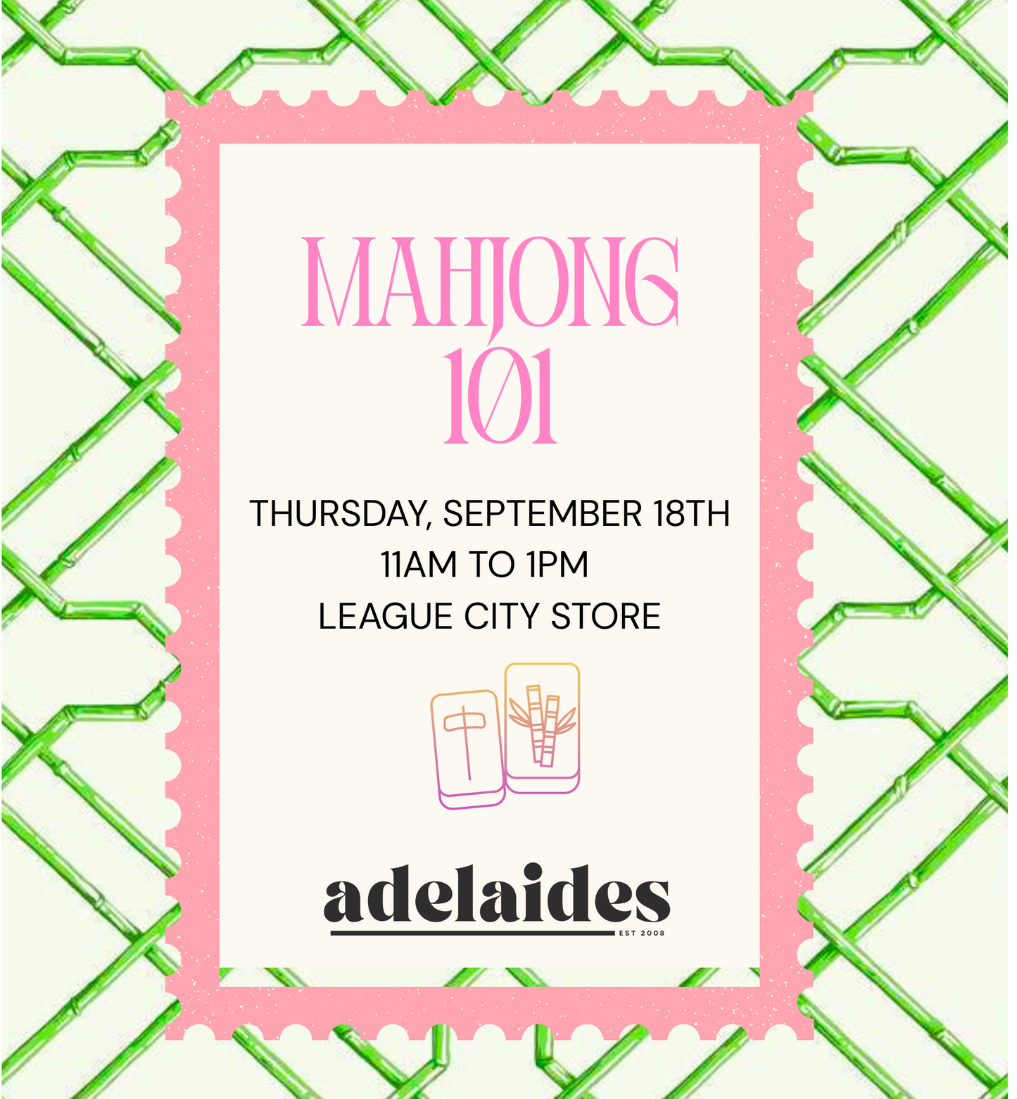 Mahjong 101 - League City Store