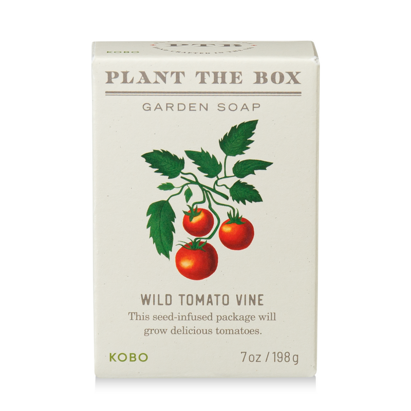 Kobo Candles Wild Tomato Vine Plant the Box Bar Soap