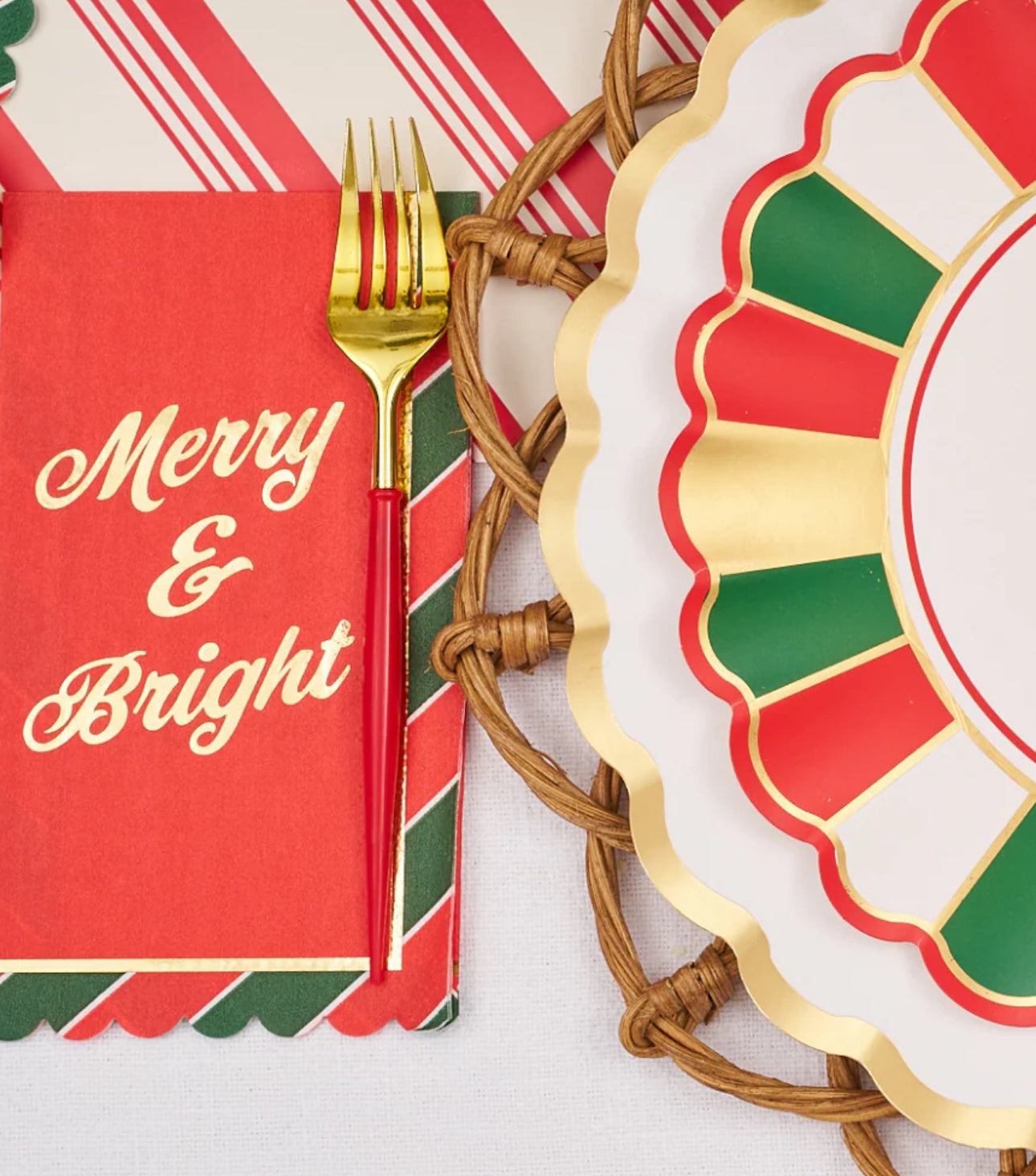 Sophistiplate “Joyful Christmas” Guest Towel