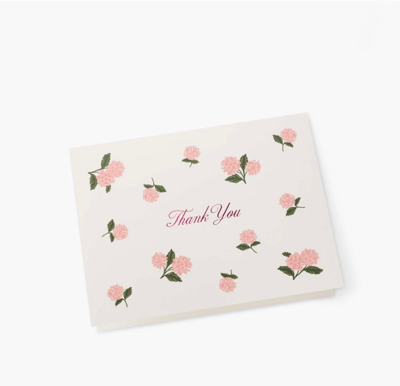 Rifle Paper Co. "Pink Hydrangea" Thank You Cards -Boxed Set of 8