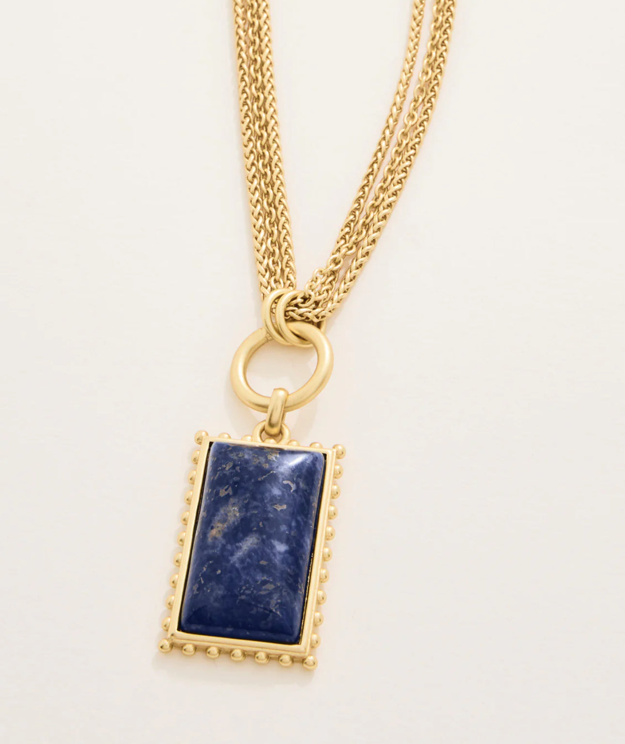 Spartina 449 Highlands Layered Necklace-20" Dark Blue