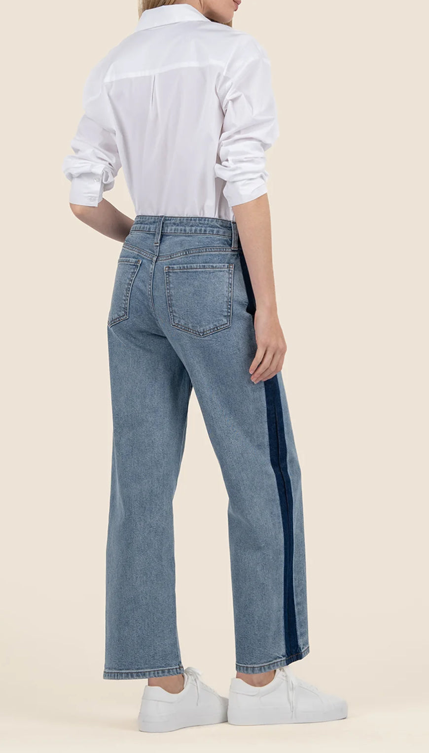 Kut from the Kloth "Charlotte" High Rise Wide Leg-Intense