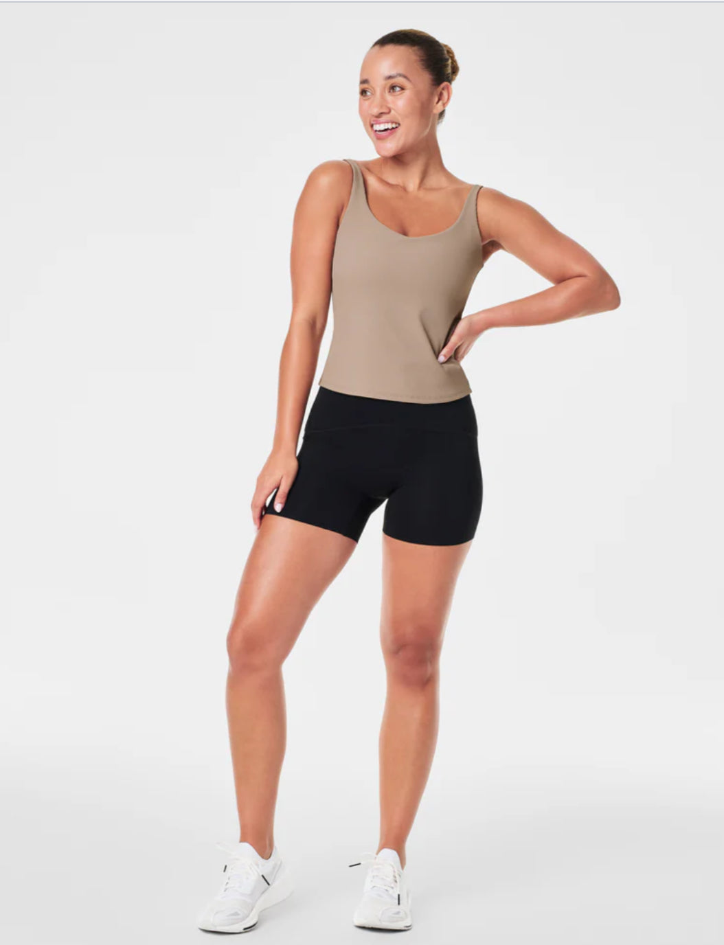 SPANXshape™ Get Moving
Contour Rib Shelf Tank -Driftwood