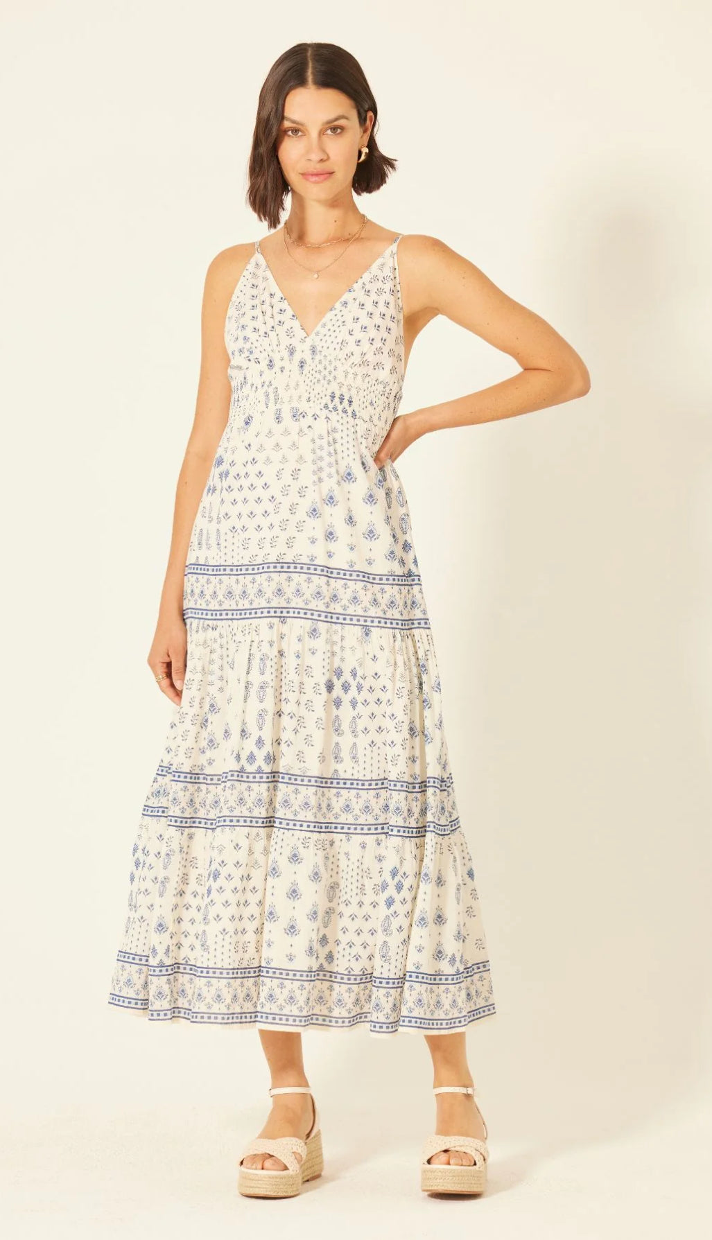 Bila 77 “Jordan” Dress- Pearl/Blue
