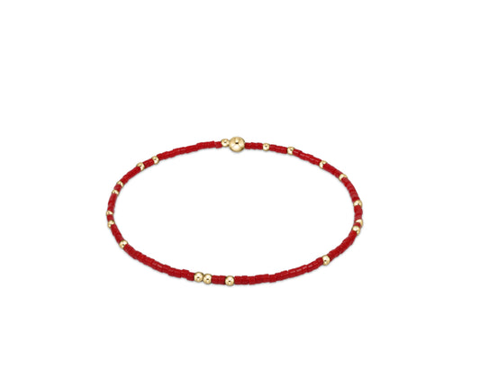 Enewton Gameday "Hope Unwritten" Bracelet-Bright Red