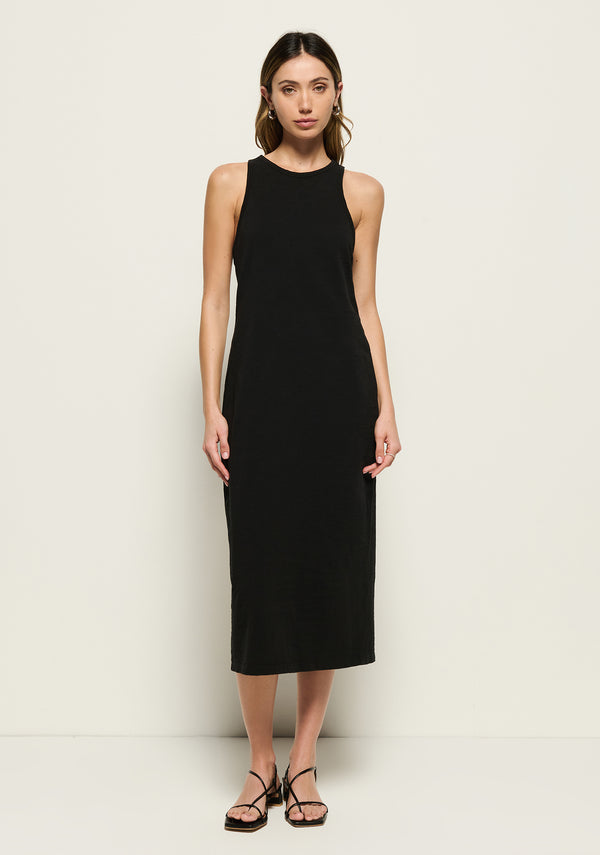 Nation LTD “Dani” Tank Midi Dress - Jet Black