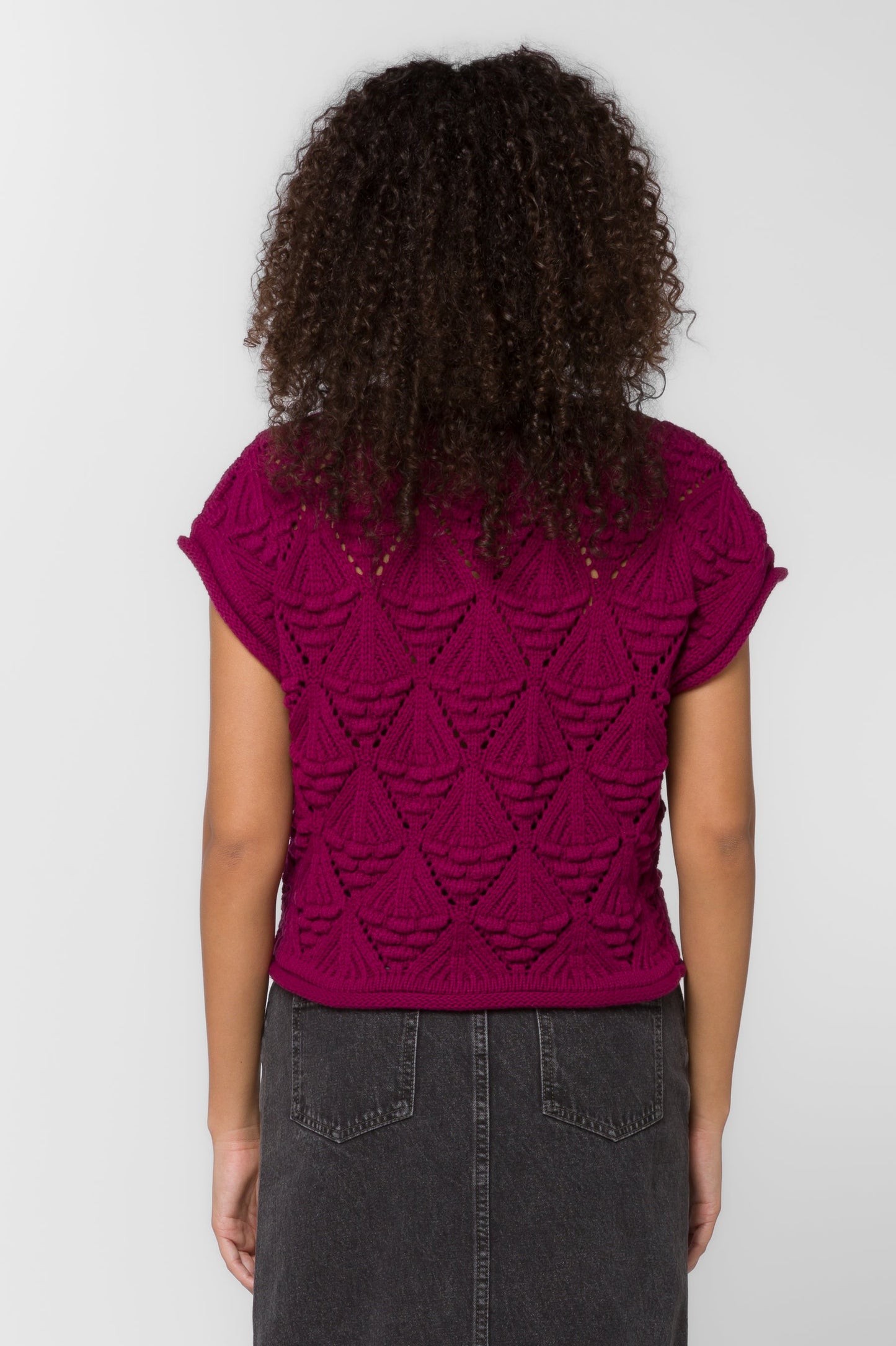 Velvet Heart "Darlita" Short Dolman Sweater-Malbec