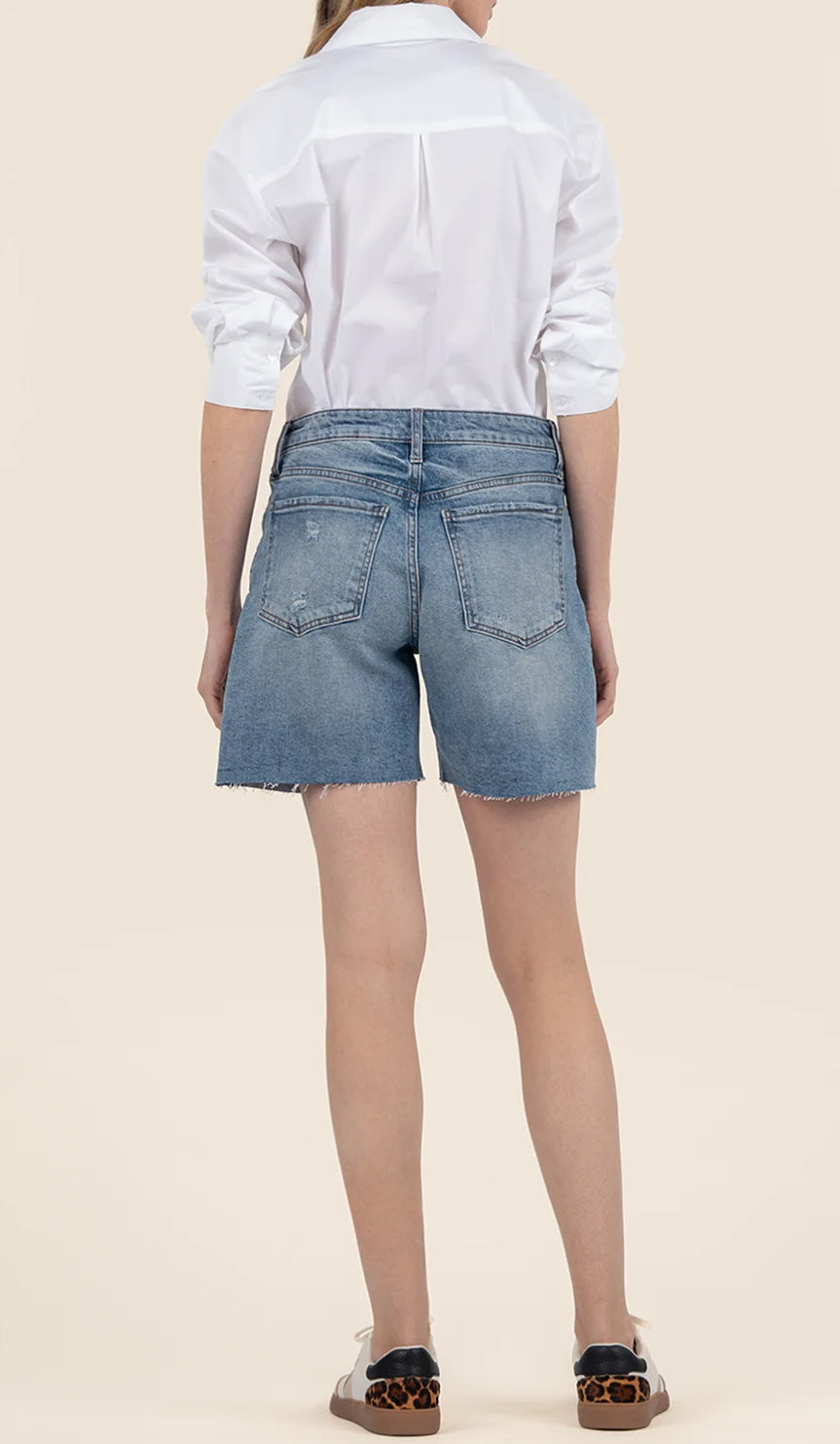 Kut from the Kloth "Hailey" High Rise Short -Focus