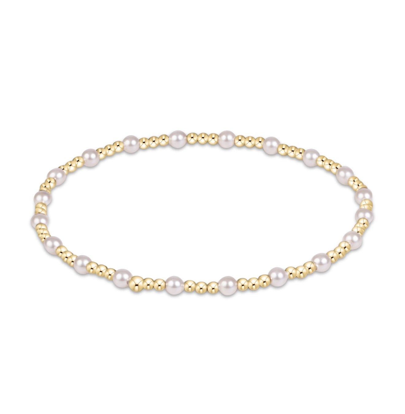 Enewton "Sincerity" Pearl 3mm Bracelet-Gold