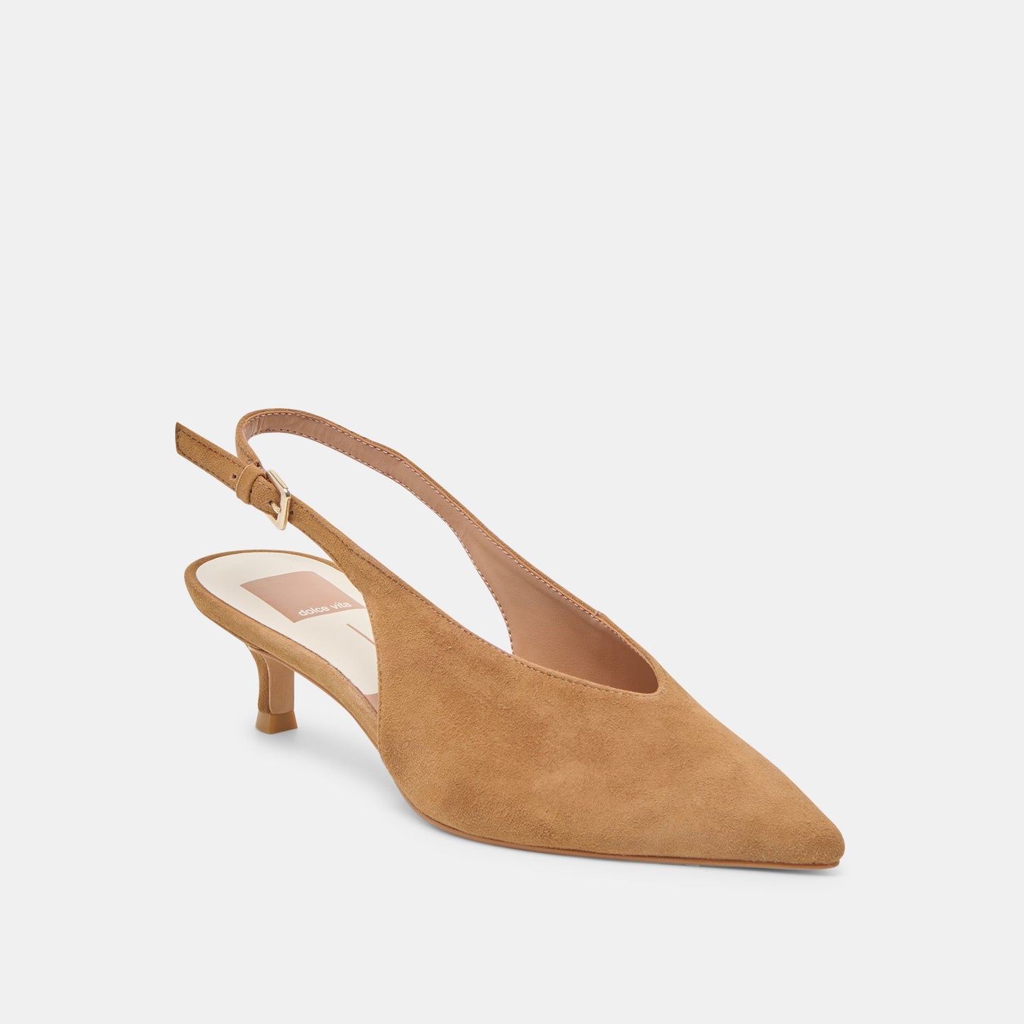 Dolce Vita "Alenna" Heels-Lt Brown Suede