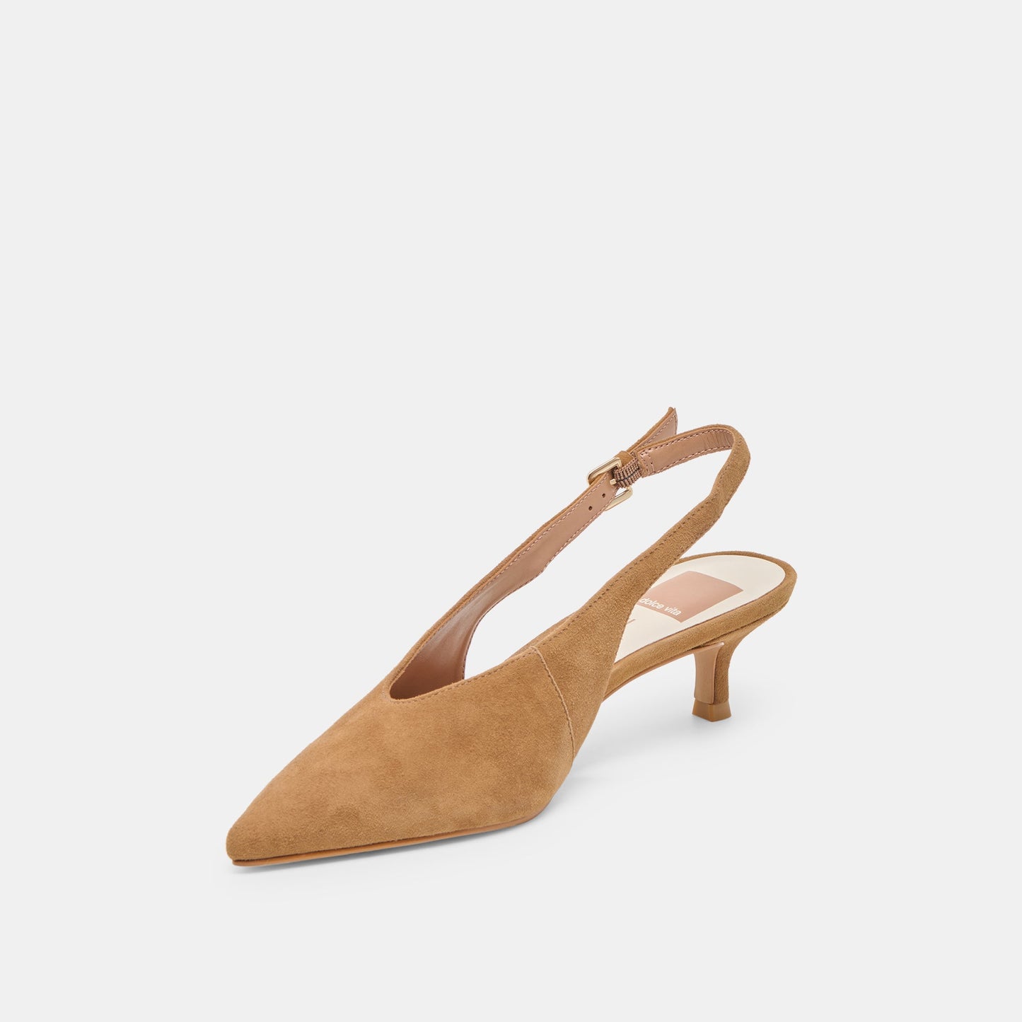 Dolce Vita "Alenna" Heels-Lt Brown Suede