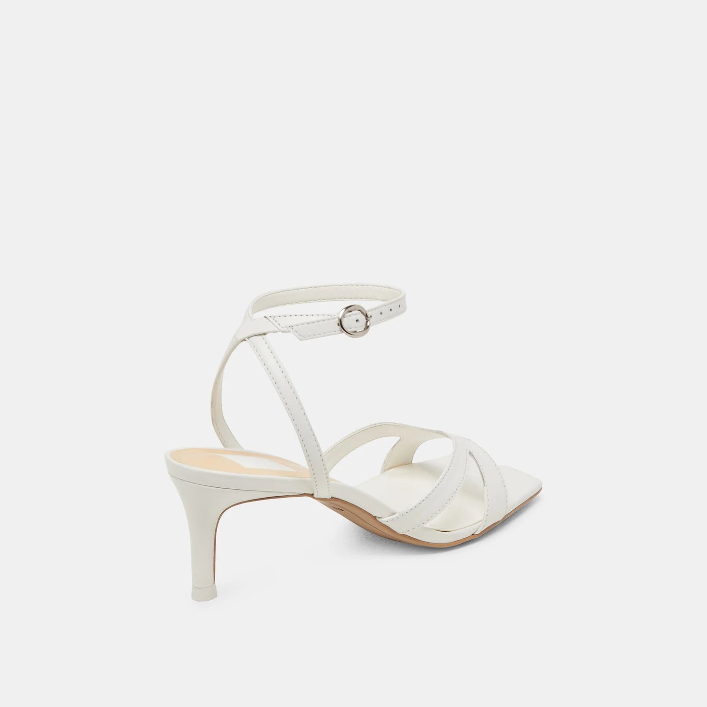 Dolce Vita "Becki" Heels-Crinkle Patent Bone