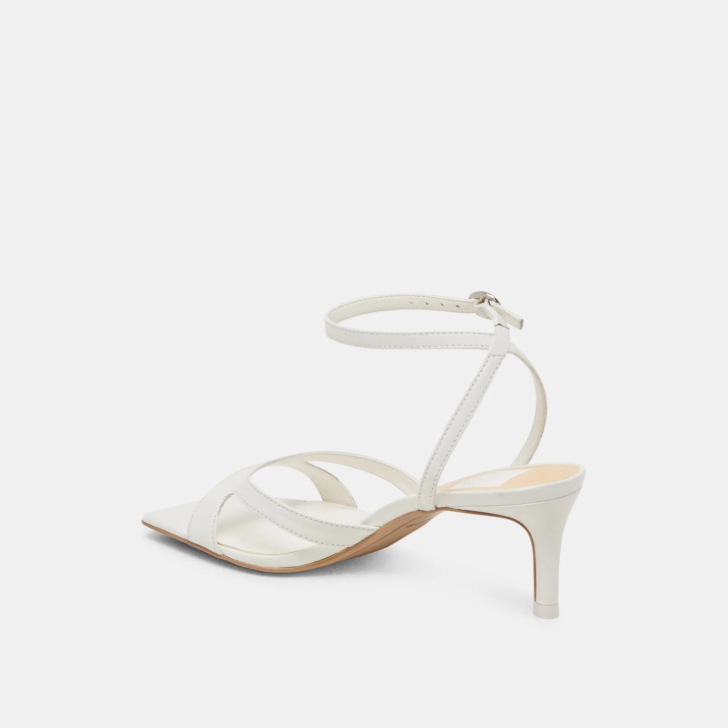 Dolce Vita "Becki" Heels-Crinkle Patent Bone