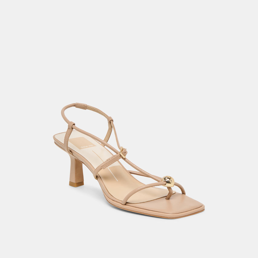 Dolce Vita "Mylee" Heel-Light Tan Leather