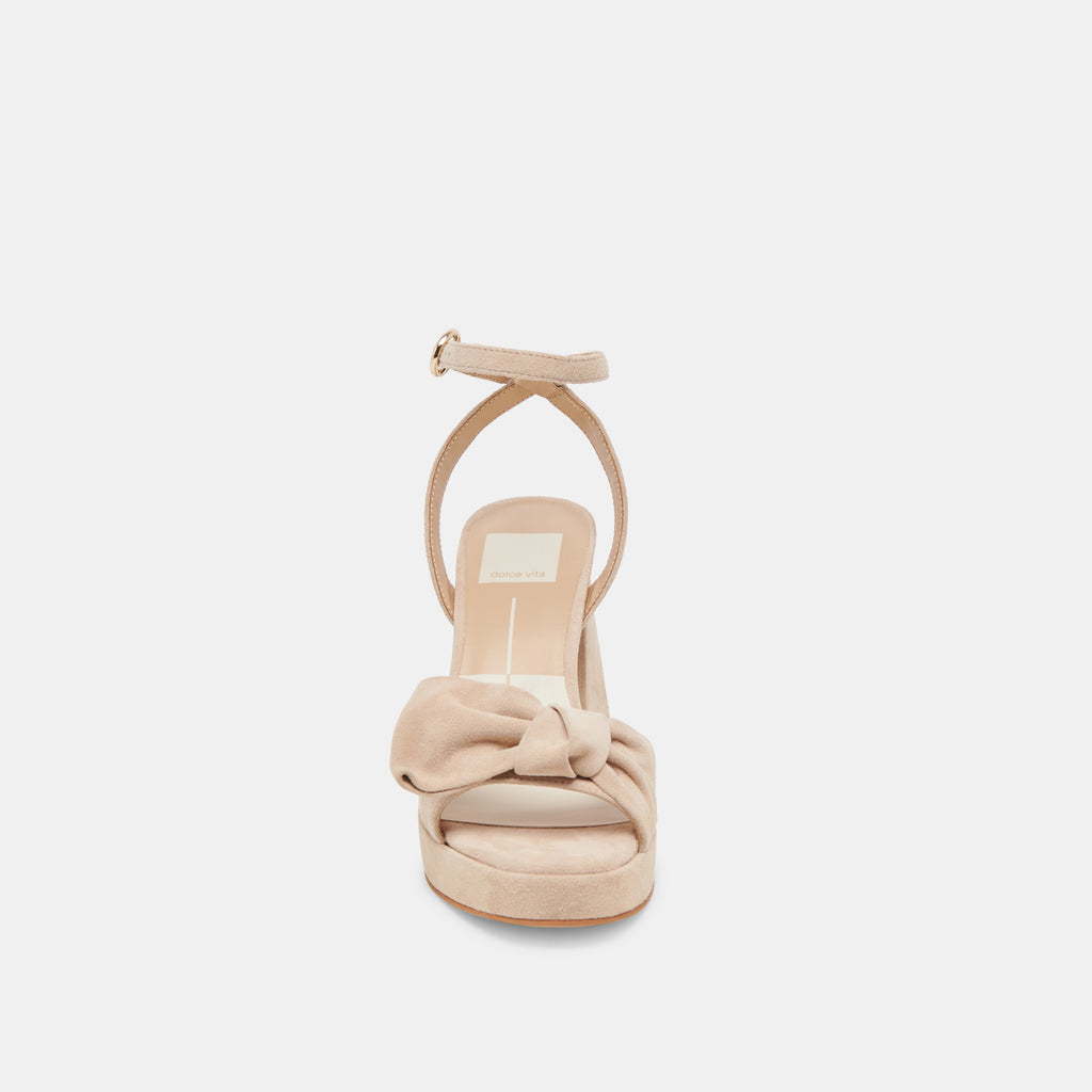 Dolce Vita “Pacie” Heels - Camel Suede