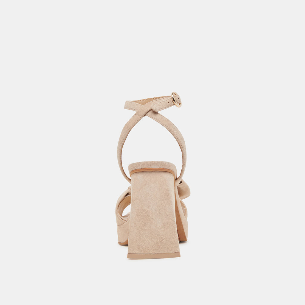 Dolce Vita “Pacie” Heels - Camel Suede