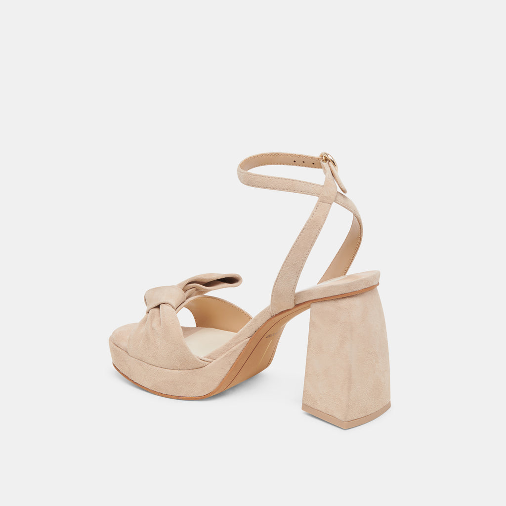 Dolce Vita “Pacie” Heels - Camel Suede