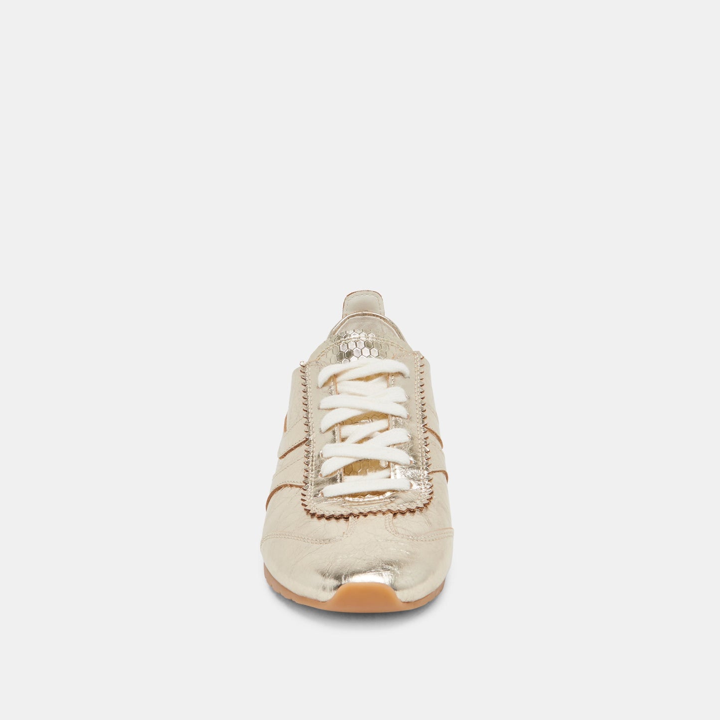 Dolce Vita "Delany" Sneakers -Light Gold Crinkle