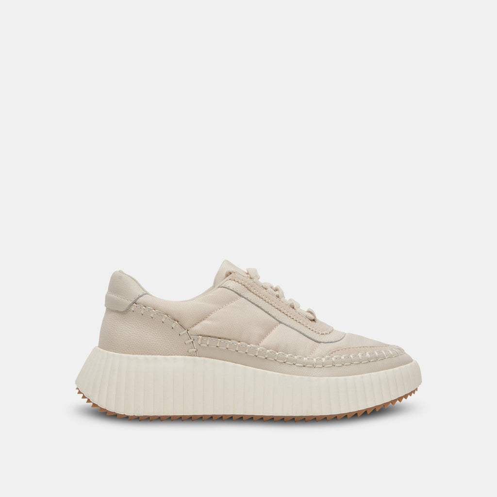 Dolce Vita Dolen Nylon Sneakers-Ivory Nylon