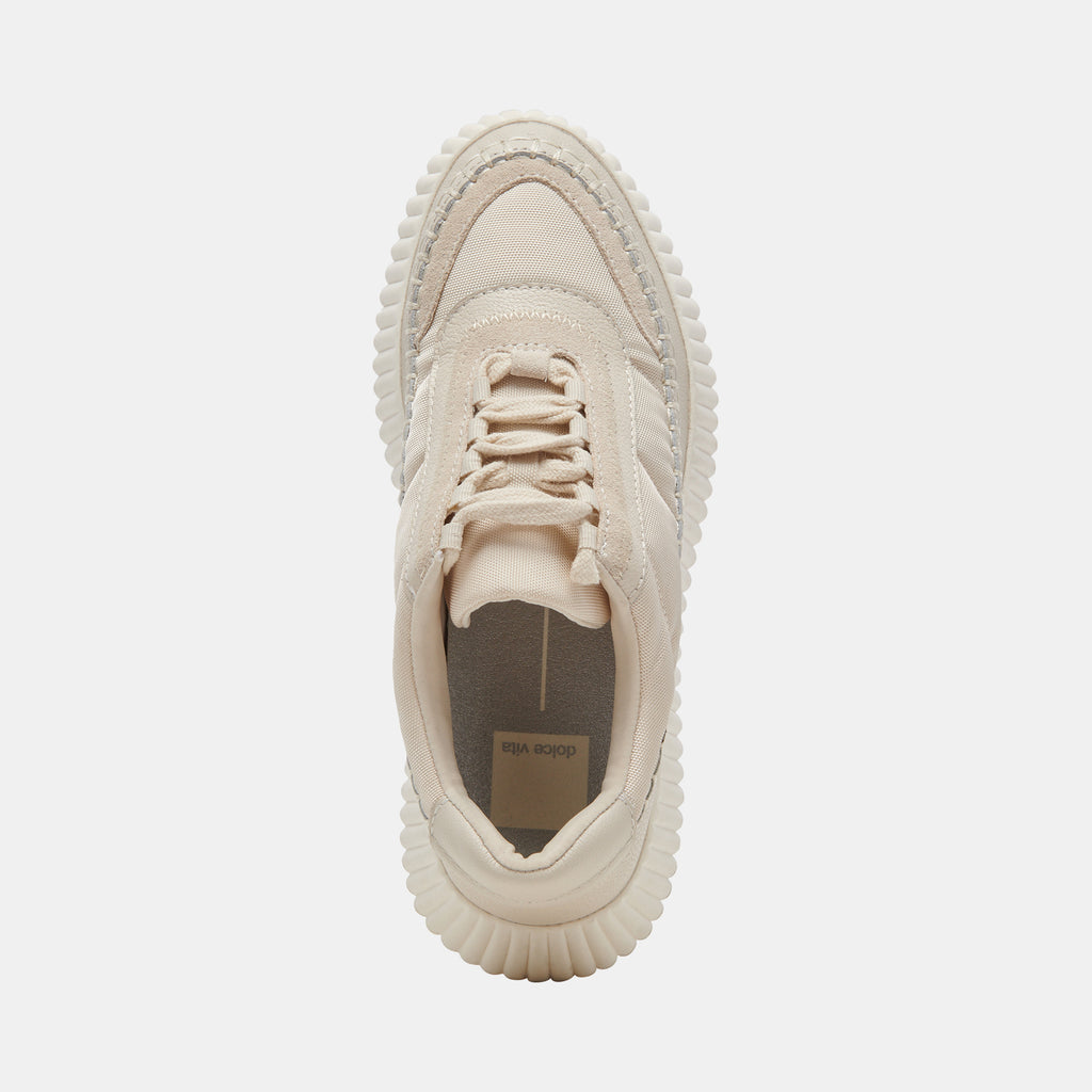 Dolce Vita Dolen Nylon Sneakers-Ivory Nylon