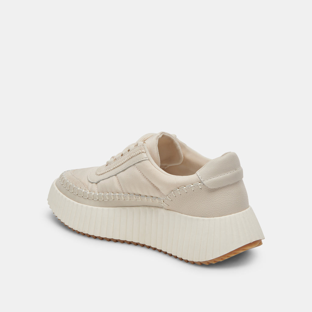 Dolce Vita Dolen Nylon Sneakers-Ivory Nylon