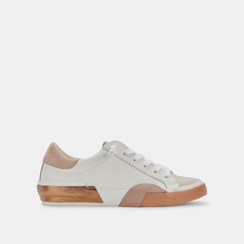 Dolce Vita “Zina" White/Tan Leather