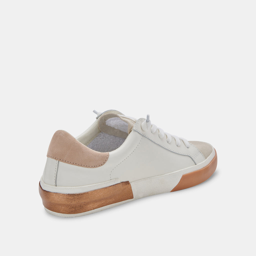 Dolce Vita “Zina" White/Tan Leather