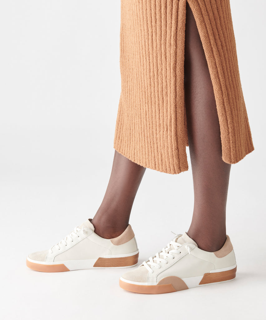 Dolce Vita “Zina" White/Tan Leather