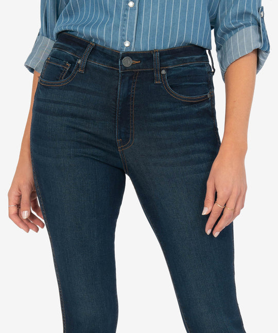 Kut From The Kloth Connie High Rise Fab Ab Slim Fit Ankle Skinny (Alter Wash)