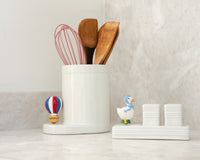 A452 Nora Fleming "Red, White, & Balloon" (Hot Air Balloon) Mini