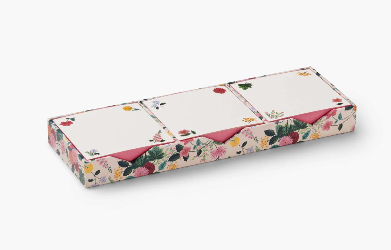 Rifle Paper Co. "Dahlia" Notepad Trio