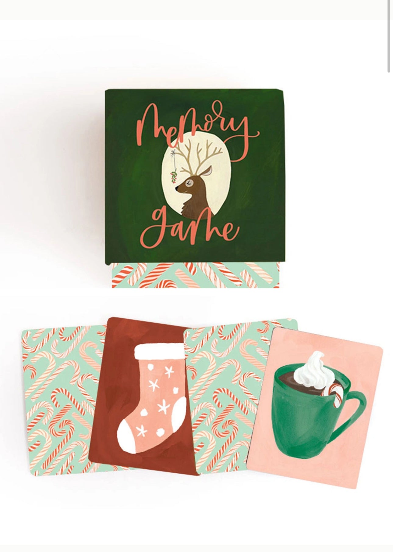 1 Canoe 2 "Holly Jolly" Memory Game