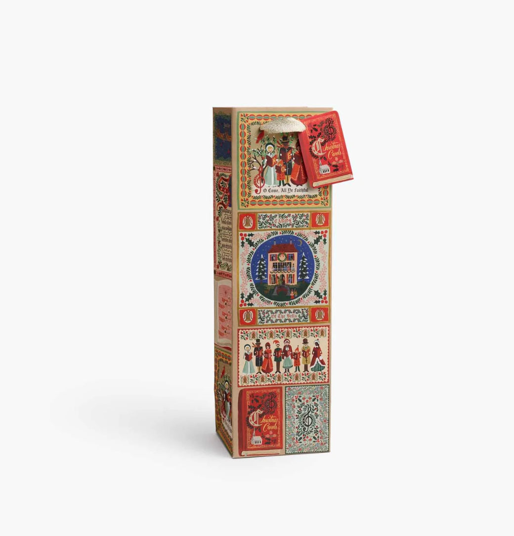 Rifle Paper Co. “Christmas Carolers” Gift Bags - Available in 3 Sizes