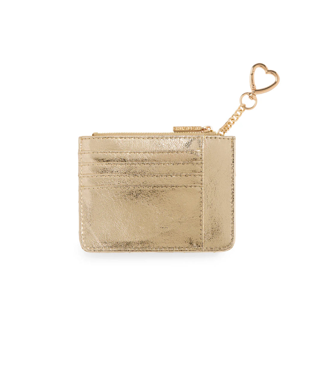 Shiraleah Quilted Bow Card Case-Gold