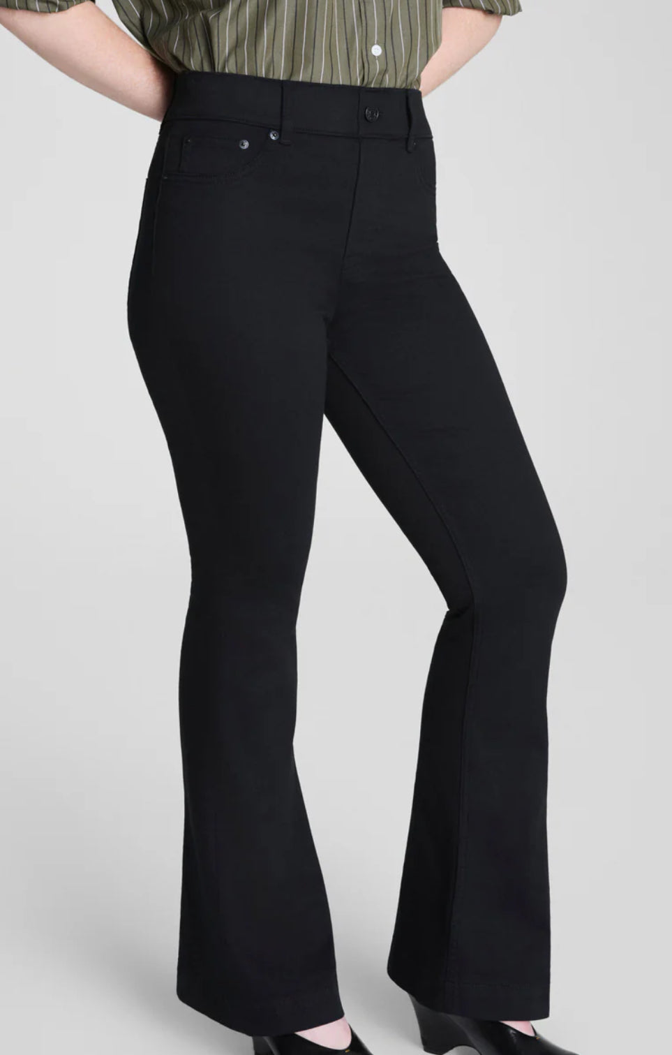 Spanx SPANXshape™ Original EveryWear Flare Jeans-Obsidian Rinse