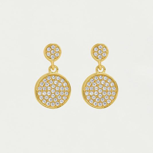 Dean Davdson Petit Pave Droplet Earrings