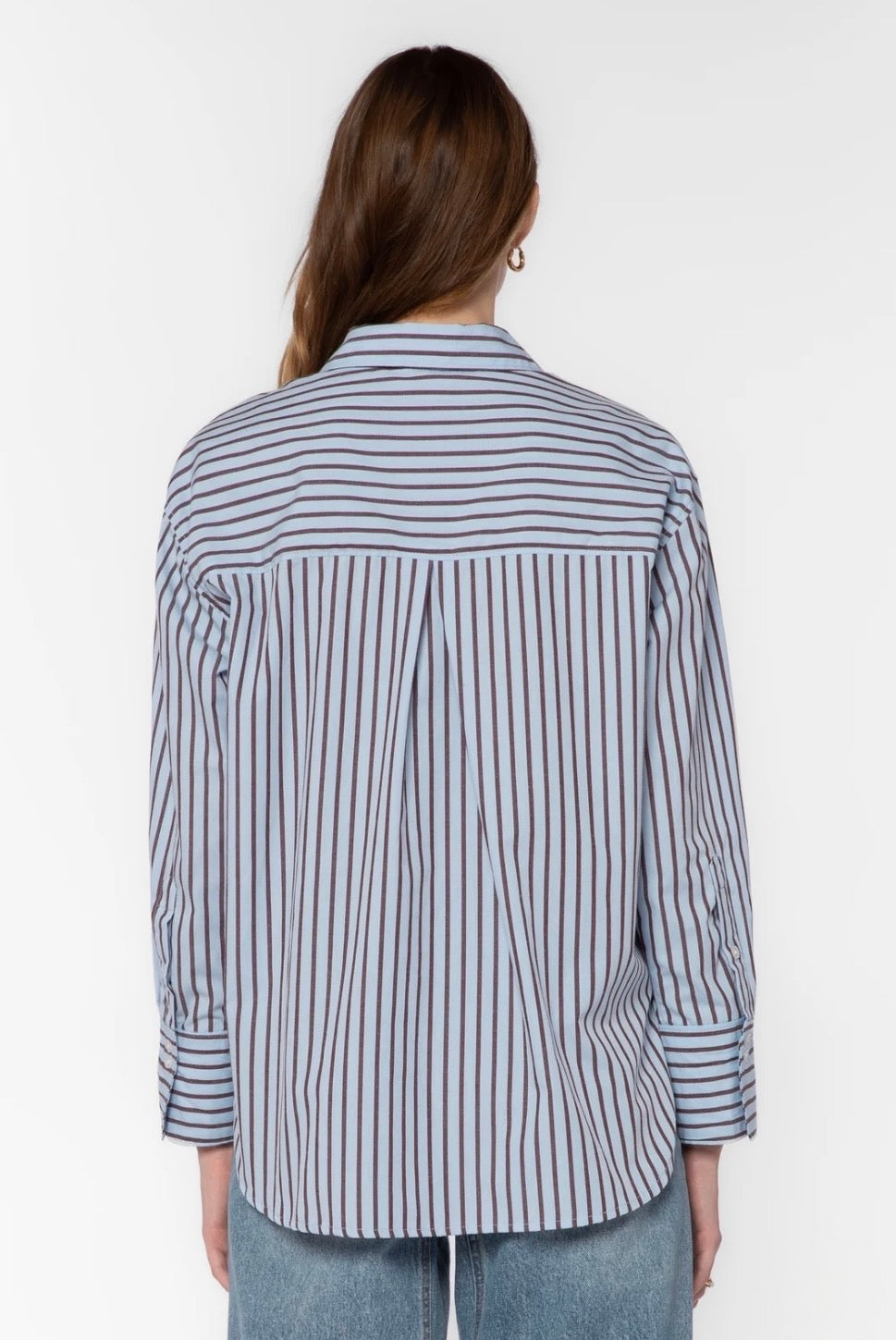 Velvet Heart "Pemberly" Top-Bluebird Stripe