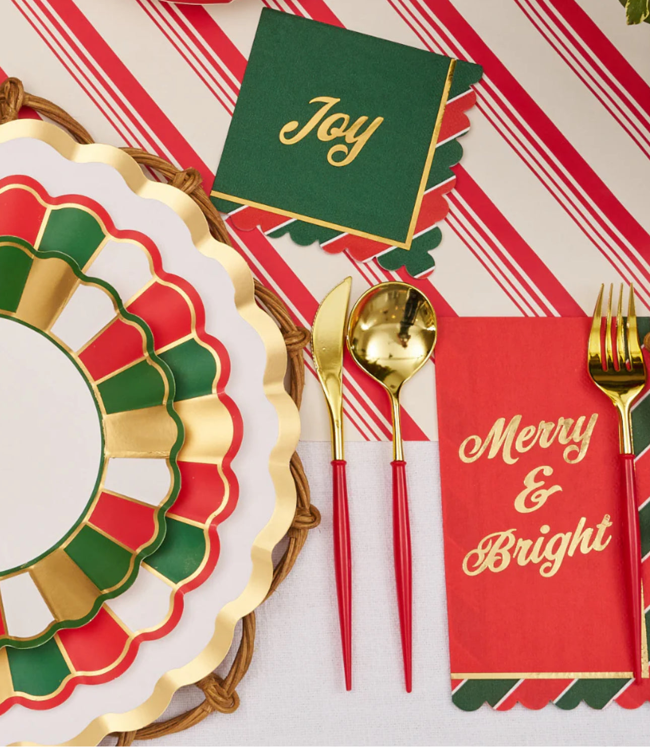 Sophistiplate “Joyful Christmas” Guest Towel