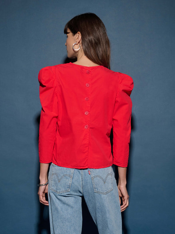 Nation LTD Eloise Top-Red Shoes