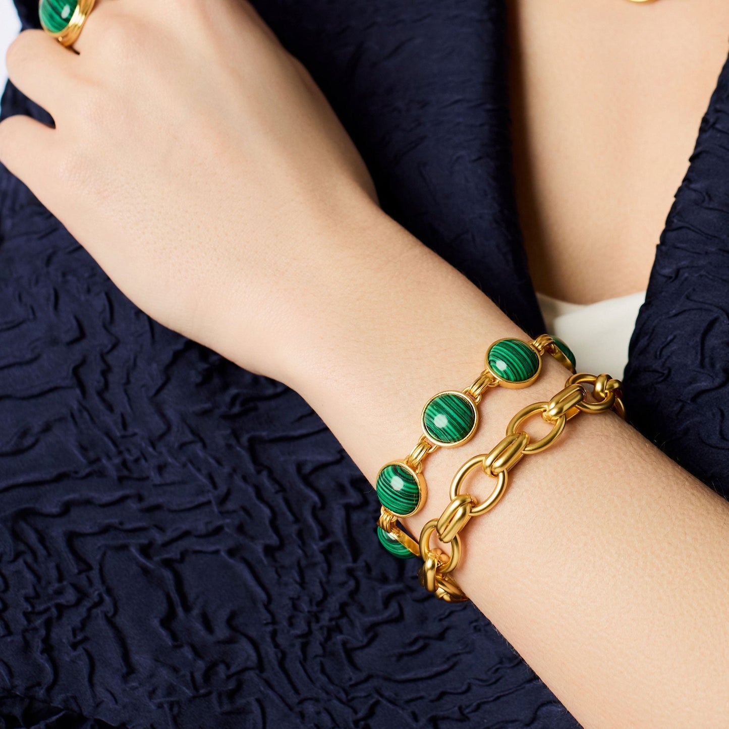 Julie Vos Essex Link Bracelet - Gold